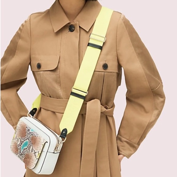 NWT Kate Spade Neon Yellow Bag Strap - Picture 5 of 6